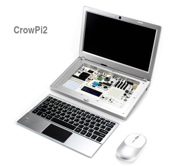 CrowPi2 Sensors Displays Leds Interfaces