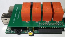 Raspberry pi 4 relay GPIO addon board